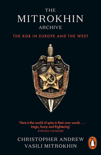 the mitrokhin archive: the kgb in europe and the west — portada bibliográfica
