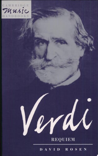 verdi: requiem (cambridge music handbooks) [paperback] [oct 25, 2010] rosen, david