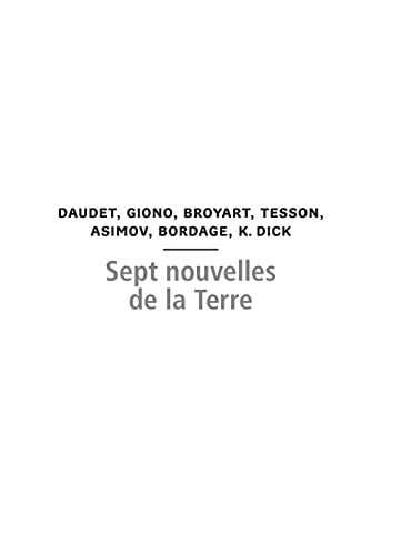 sept nouvelles de la terre: quand la littérature éveille les consciences