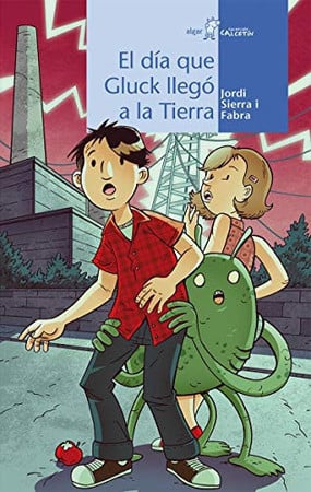 el día que gluck llegó a la tierra — portada bibliográfica