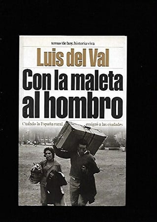 Con la maleta al hombro — portada bibliográfica