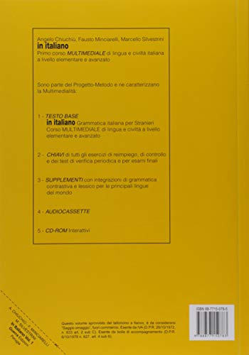 IN ITALIANO - VOL.1: Grammatica italiana per stranieri (CURSO PARA EXTRANJEROS)