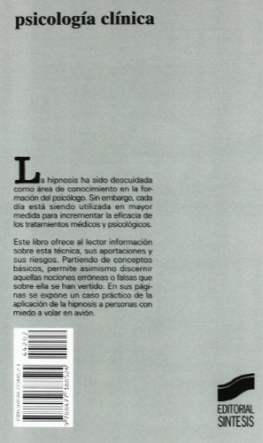 hipnosis: 2 (psicología clínica. guías técnicas)