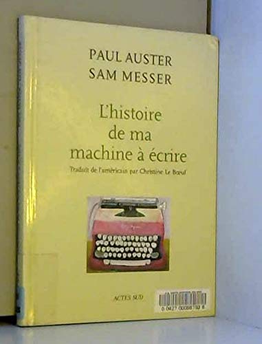 l'histoire de ma machine à écrire