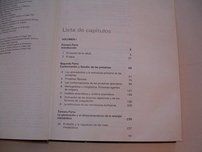 Bioquimica. volumenes I y II