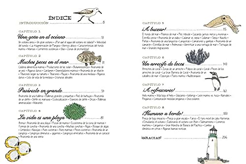 la vida en el océano: secretos y curiosidades del mundo marino (varios)