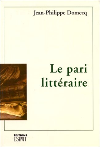 le pari littéraire