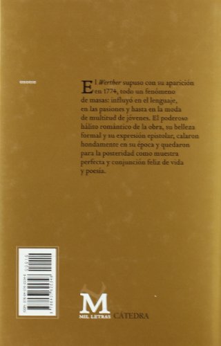 Las desventuras del joven Werther (Mil Letras)