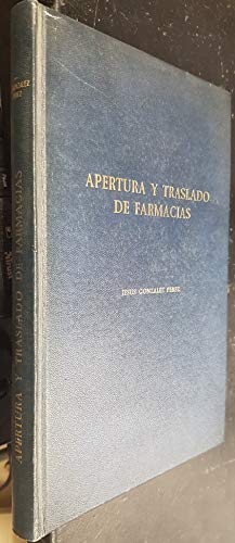 apertura y traslado de farmacias