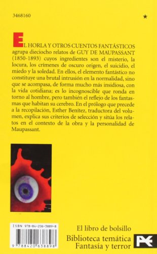 el horla y otros cuentos fantásticos (el libro de bolsillo - bibliotecas temáticas - biblioteca de fantasía y terror)