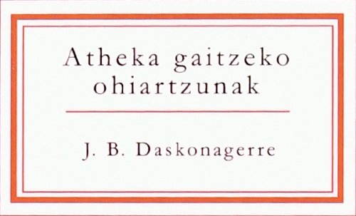 Atheka Gaitzeko Ohiartzunak
