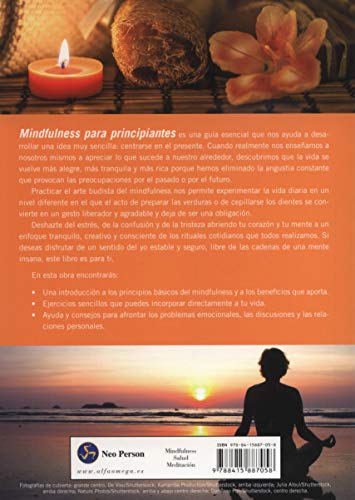 mindfulness para principiantes: transforma tu vida a través del poder del mindfulness