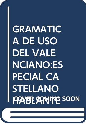 gramática de uso del valenciano
