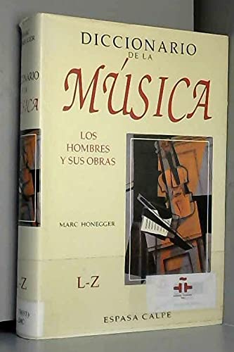diccionario de la musica.; t.2