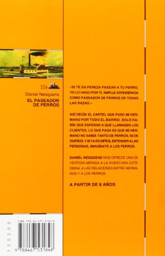 el paseador de perros: 226 (el barco de vapor naranja)