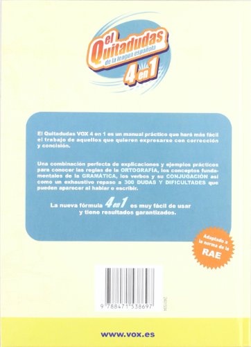 el quitadudas de la lengua española (vox - lengua española - manuales prácticos)