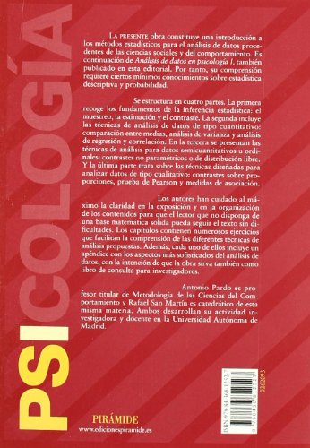 Análisis de datos en psicología II