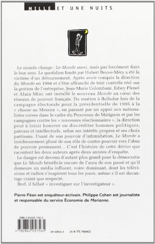 La Face Cachee Du Monde. Du Contre-Pouvoir Aux Abus De Pouvoir