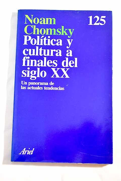 politica y cultura a finales del siglo xx