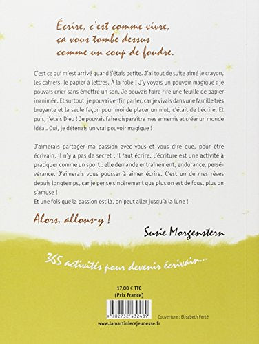 l'agenda de l'apprenti écrivain