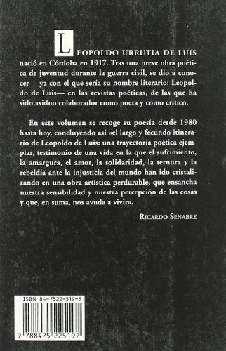 OBRA POETICA(L.DE LUIS)TOMO,II (SIN COLECCION)