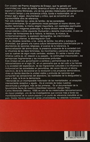 aires de familia: cultura y sociedad en america latina: 246 (argumentos)