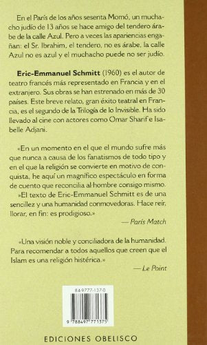 El señor Ibrahim y las flores del Corán (Cartoné) (NARRATIVA)