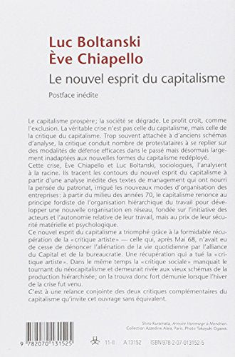 le nouvel esprit du capitalisme