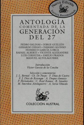 antologia comentada genercion 27 (sin coleccion)