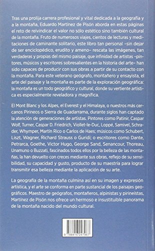 la montaña y el arte: miradas desde la pintura, la música y la literatura: 30 (periplos)