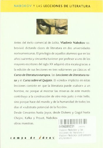 Vladimir Nabakov Y Las Lecciones De Literatura (Intelectuales / Intellectuals)