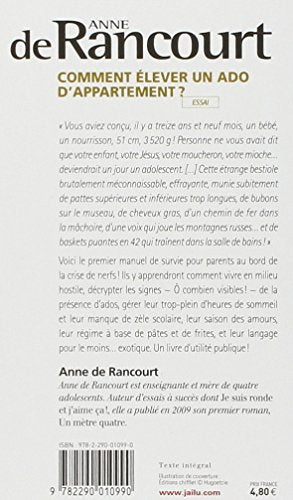 comment élever un ado d'appartement ?