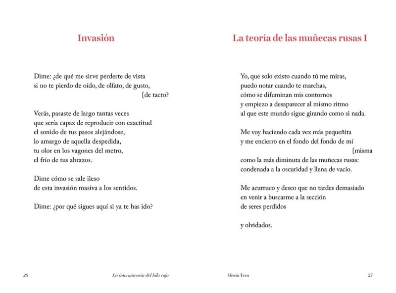 la intermitencia del hilo rojo (verso&cuento)