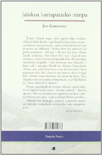 Jainkoa harrapatzeko tranpa (Pamiela Poesia)
