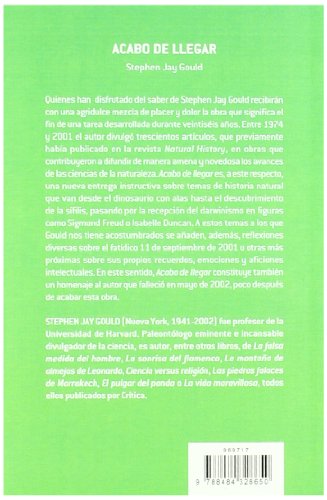 acabo de llegar: el final de un principio en historia natural: 1 (drakontos bolsillo)