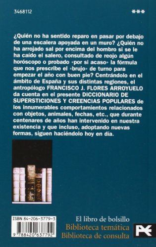 diccionario de supersticiones y creencias populares (el libro de bolsillo - bibliotecas temáticas - biblioteca de consulta)