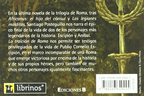 la traición de roma (trilogía africanus 3)