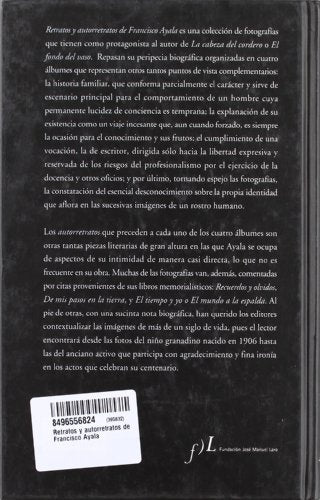 retratos y autorretratos de francisco ayala
