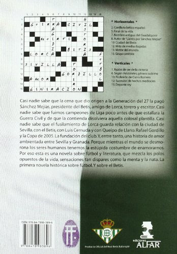 menta y nata: primera novela histórica del real betis balompié (fuera de colección)