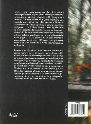 historia contemporánea de españa (siglo xix): 1 (ariel historia)
