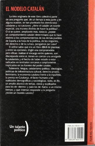El modelo catalán : un talante político
