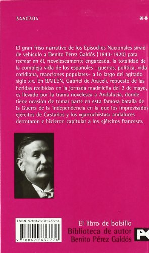 bailén: episodios nacionales, 4 / primera serie: episodios nacionales/ national episodes (el libro de bolsillo - bibliotecas de autor - biblioteca pérez galdós - episodios nacionales)