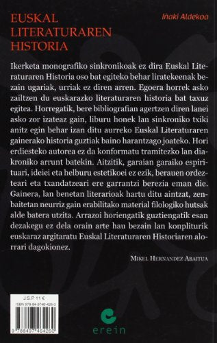 Euskal literaturaren historia: 10 (Poltsiko.e)