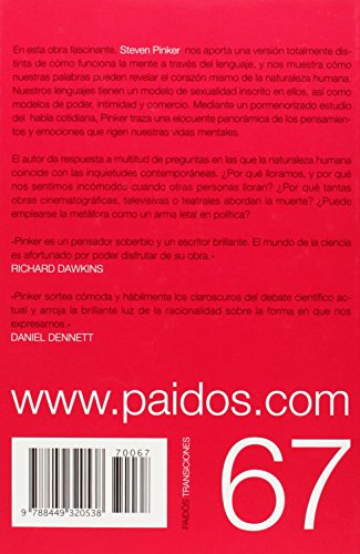 el mundo de las palabras: una introducción a la natura humana: 1 (transiciones)