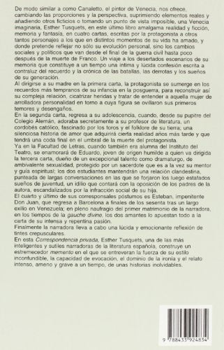 correspondencia privada: 312 (narrativas hispánicas)