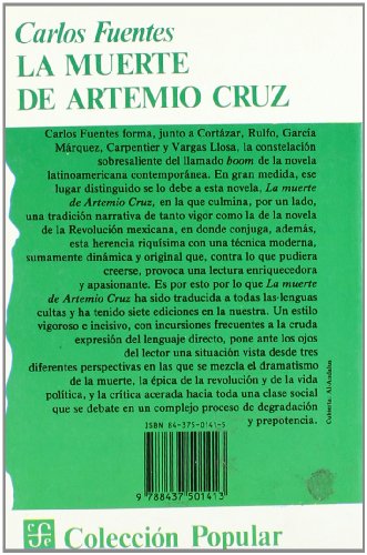 la muerte de artemio cruz: la muerte de artemio cruz (popular (fce))