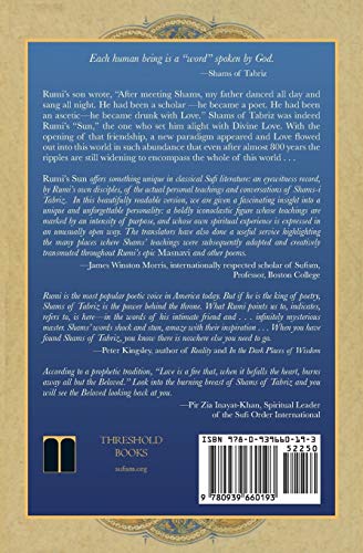 Rumi's Sun: The Teachings of Shams of Tabriz