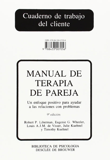 Manual de Terapia de Pareja