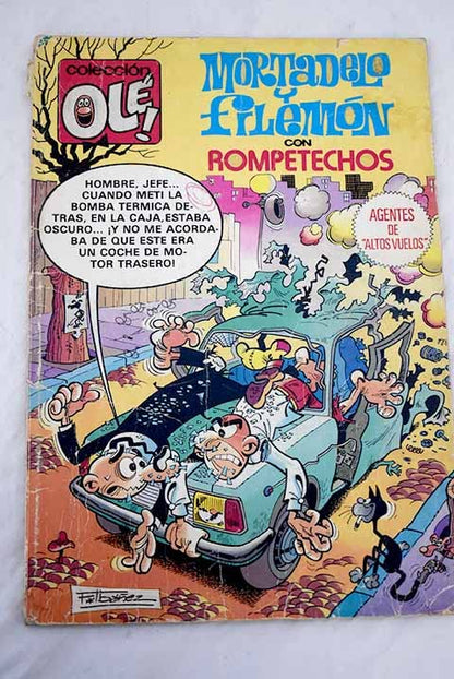 MORTADELO Y FILEMÓN Con Rompetechos Agentes de altos vuelos