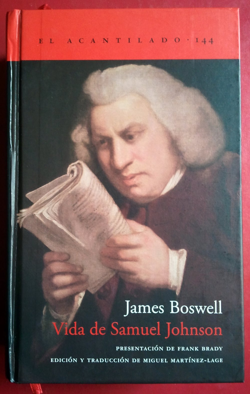 vida de samuel johnson: 144 (el acantilado)